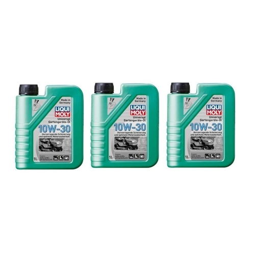 Universal Gartenger&auml;te-&Ouml;l 10W-30 Liqui Moly Rasenm&auml;her 4-Takt H&auml;cksler 3 Liter