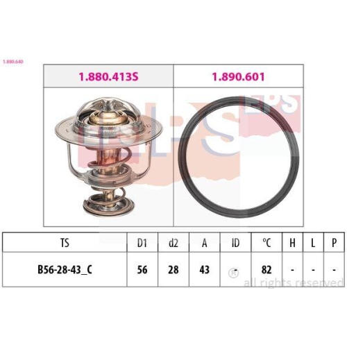 EPS Thermostat, K&uuml;hlmittel Made in Italy - OE Equivalent