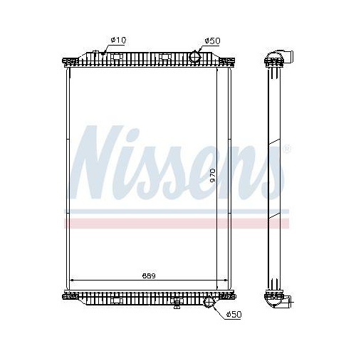 NISSENS K&uuml;hler, Motork&uuml;hlung 637860
