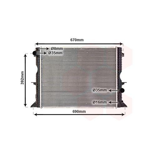 VAN WEZEL K&uuml;hler, Motork&uuml;hlung 02002184