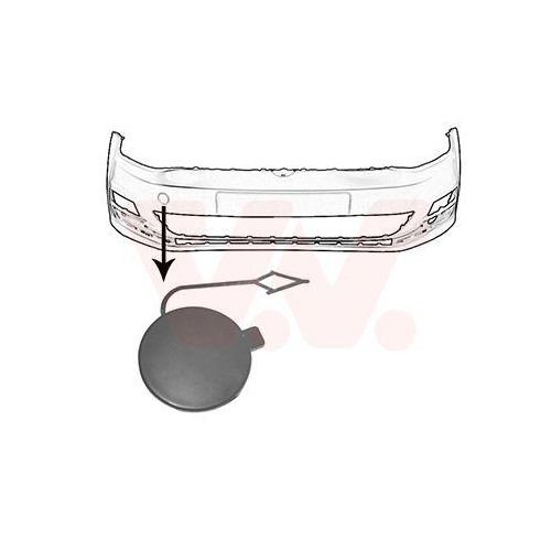 VAN WEZEL Klappe, Abschlepphaken ** Equipart **