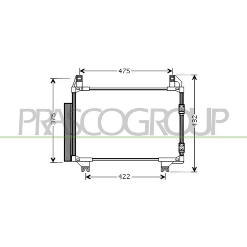 PRASCO Kondensator, Klimaanlage PrascoSelection TY325C001