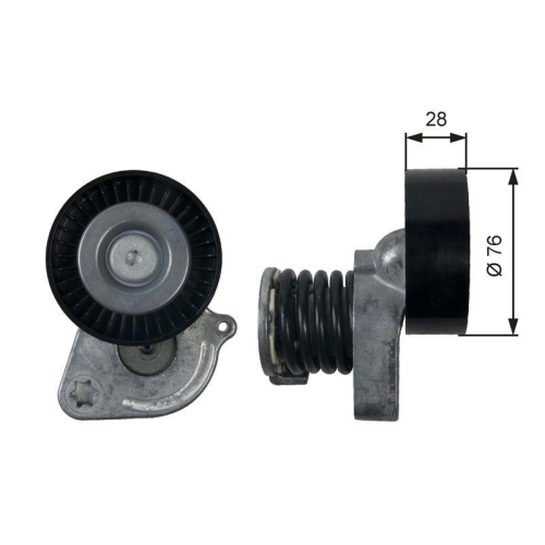 GATES Riemenspanner, Keilrippenriemen DriveAlign&trade; T39207