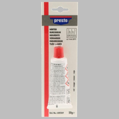 H&auml;rter f&uuml;r Spachtel Polyesterspachtel rot 50g 600269