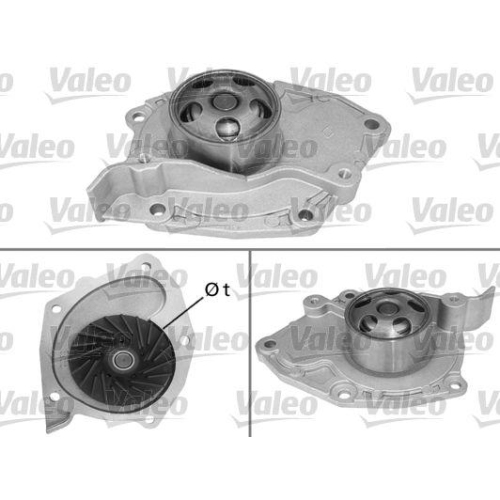 VALEO Wasserpumpe, Motork&uuml;hlung 526010