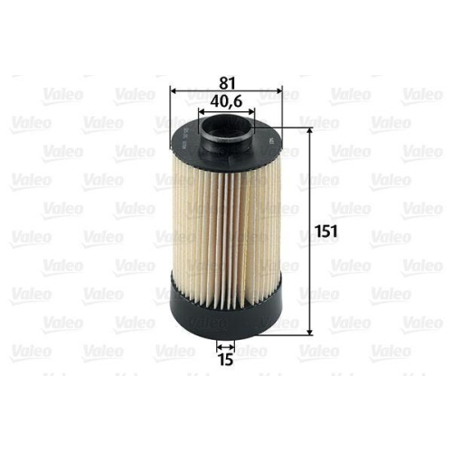 VALEO Kraftstofffilter 587935
