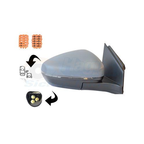 VAN WEZEL Au&szlig;enspiegel * HAGUS * 4084828