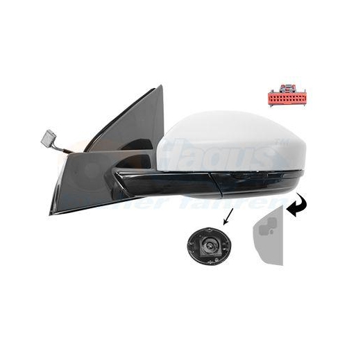 VAN WEZEL Au&szlig;enspiegel * HAGUS * 0259827