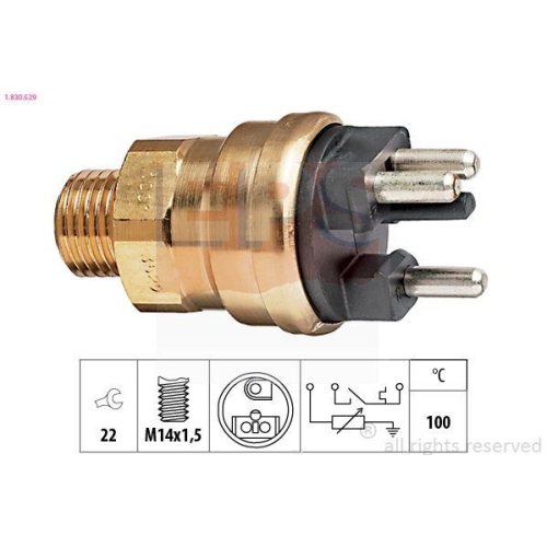 EPS Sensor, K&uuml;hlmitteltemperatur Made in Italy - OE Equivalent 1.830.529