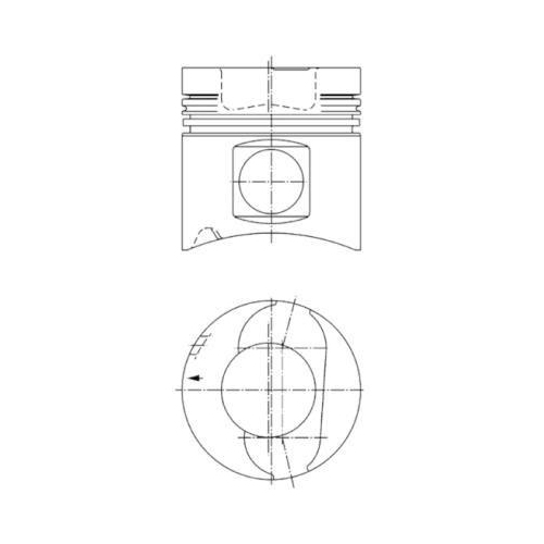 KOLBENSCHMIDT Kolben 92052700