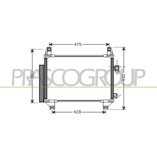 PRASCO Kondensator, Klimaanlage PrascoSelection TY325C002