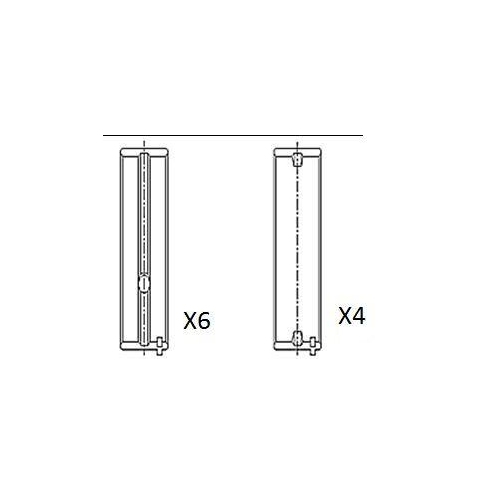 FAI AutoParts Kurbelwellenlagerschale BM1044-STD