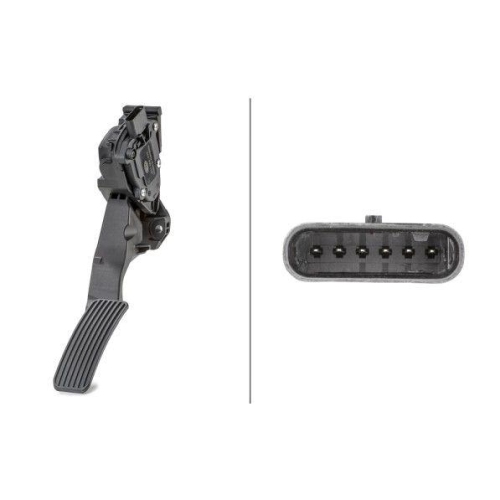 HELLA Sensor, Fahrpedalstellung 6PV 011 554-711