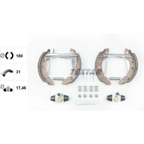 TEXTAR Bremsbackensatz Shoe Kit Pro 84018205
