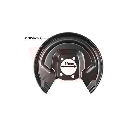 VAN WEZEL Spritzblech, Bremsscheibe 5437373