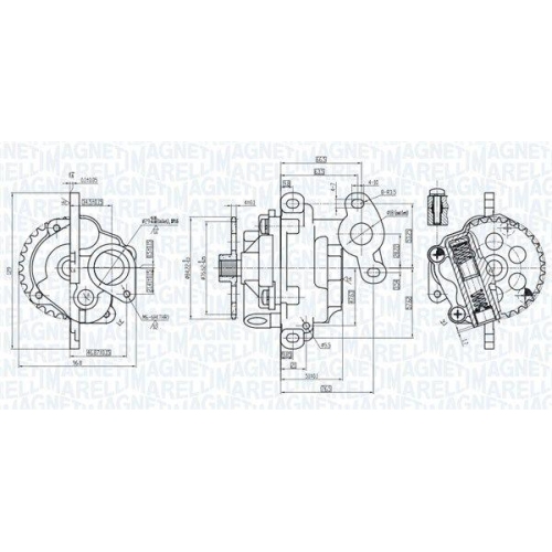 MAGNETI MARELLI &Ouml;lpumpe 351516000011