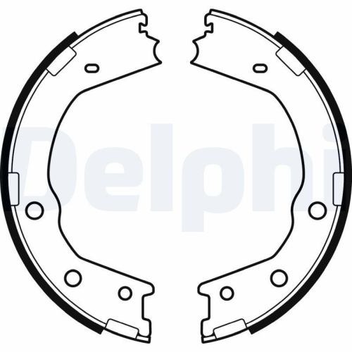 DELPHI Bremsbackensatz, Feststellbremse LS2067