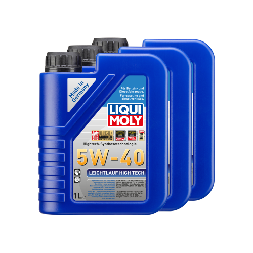 Liqui Moly Motor&ouml;l Leichtlauf High Tech, 5W-40, 3 Liter - 3x 3863