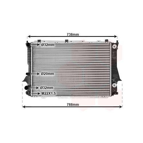VAN WEZEL K&uuml;hler, Motork&uuml;hlung 03002078