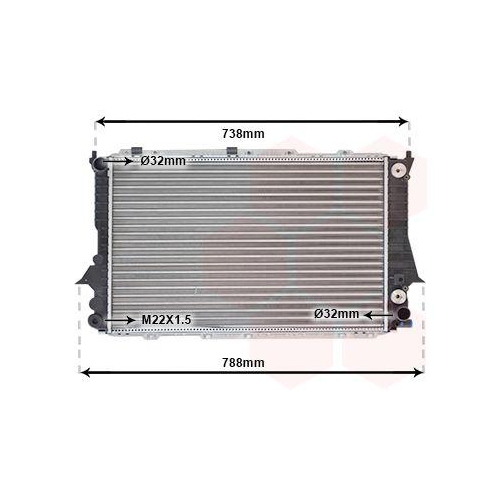 VAN WEZEL K&uuml;hler, Motork&uuml;hlung 03002084