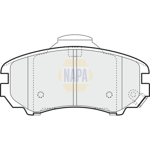 NAPA Bremsbelagsatz, Scheibenbremse NAPA NBP1173