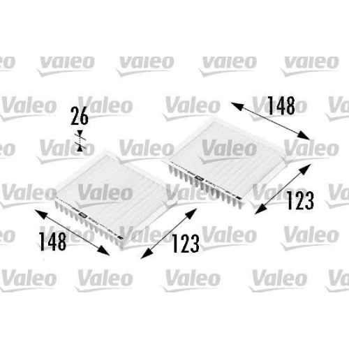 VALEO Filter, Innenraumluft VALEO ESSENTIAL 698469