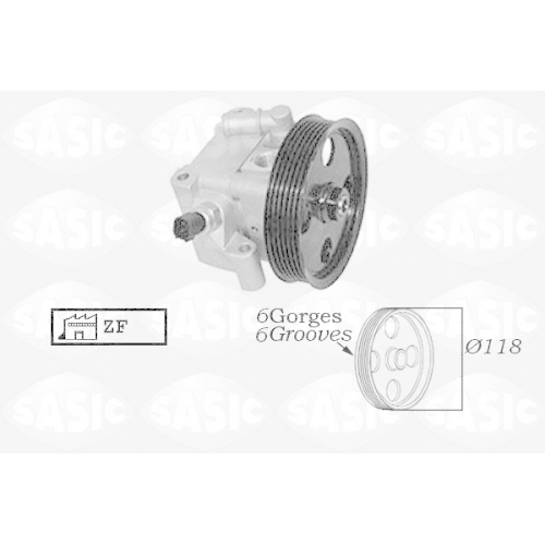 SASIC Hydraulikpumpe, Lenkung 7076075