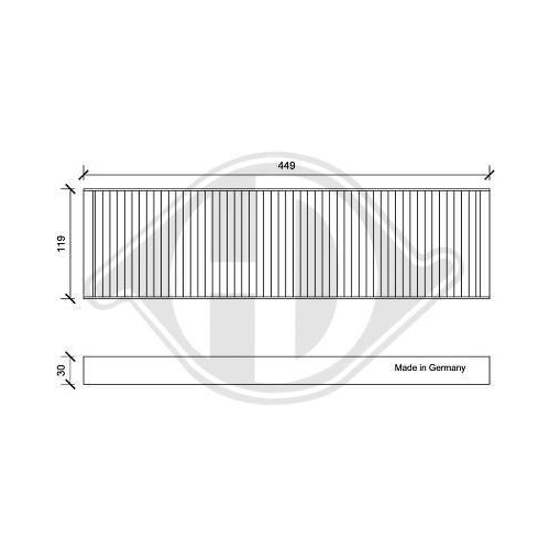 DIEDERICHS Filter, Innenraumluft DIEDERICHS Climate DCI1165