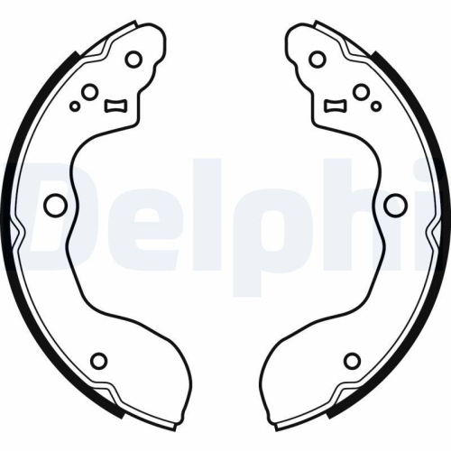 DELPHI Bremsbackensatz LS2071