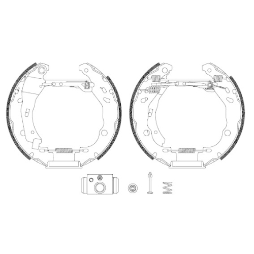 TEXTAR Bremsbackensatz Shoe Kit Pro 84083200