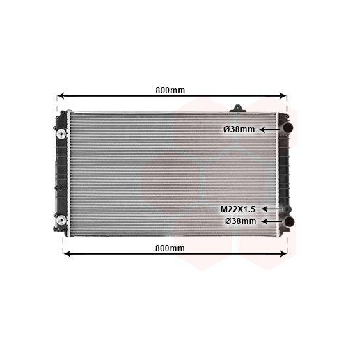 VAN WEZEL K&uuml;hler, Motork&uuml;hlung 03002099