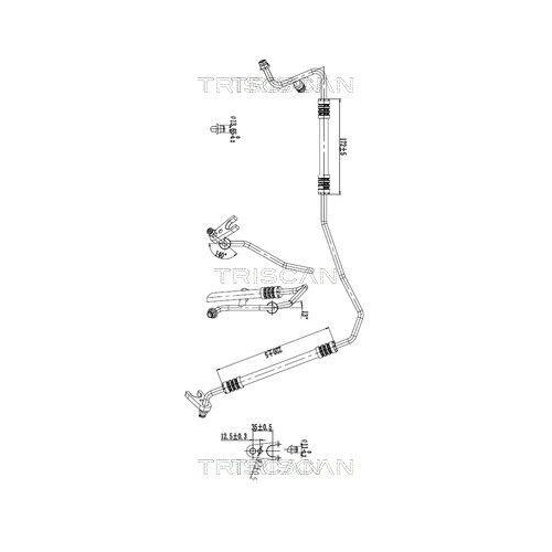 TRISCAN Hochdruck-/Niederdruckleitung, Klimaanlage 9010 23012