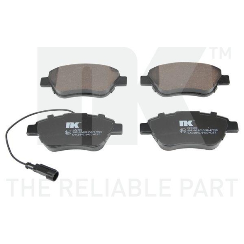 NK Bremsbelagsatz, Scheibenbremse 222380