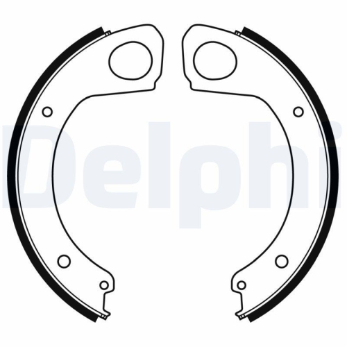 DELPHI Bremsbackensatz, Feststellbremse