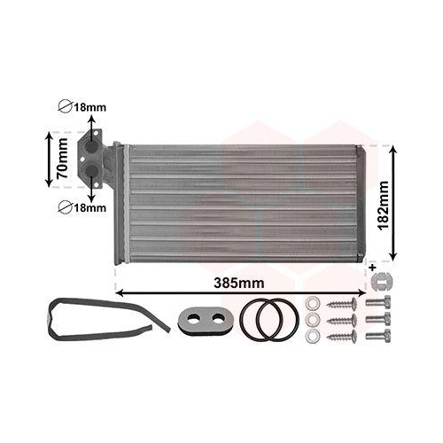 VAN WEZEL W&auml;rmetauscher, Innenraumheizung *** IR PLUS *** 30016701