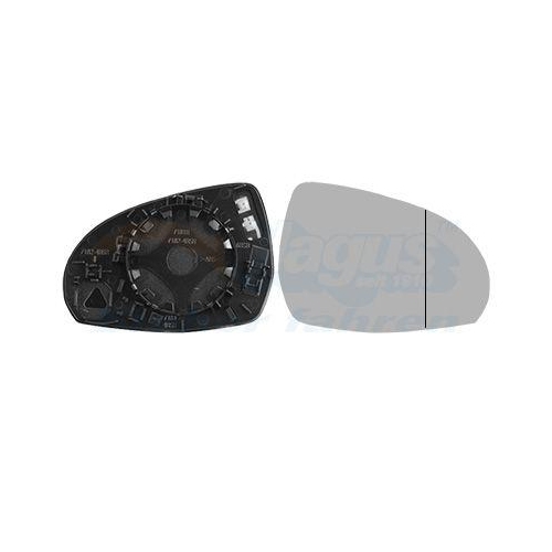 VAN WEZEL Spiegelglas, Au&szlig;enspiegel * HAGUS * 2902838