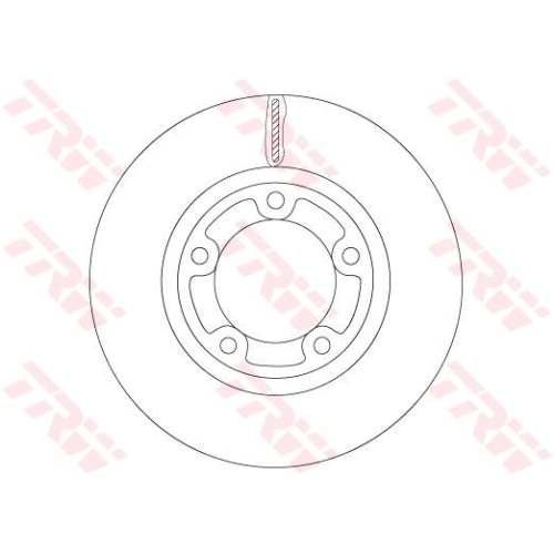 TRW Bremsscheibe DF6712