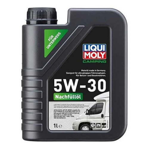 Motor&ouml;l Motoren&ouml;l Camping Nachf&uuml;ll&ouml;l 5W-30 - 1 Liter Liqui Moly