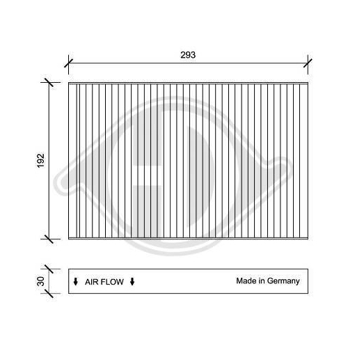 DIEDERICHS Filter, Innenraumluft DIEDERICHS Climate DCI1170