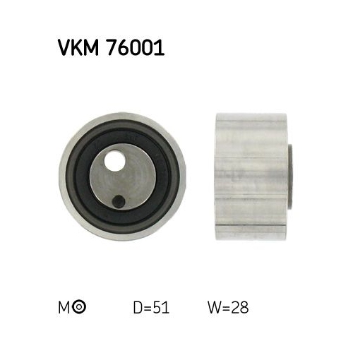 SKF Spannrolle, Zahnriemen VKM 76001
