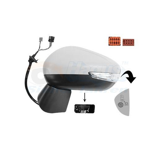 VAN WEZEL Au&szlig;enspiegel * HAGUS * 0949827