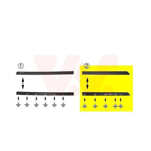 VAN WEZEL Zier-/Schutzleiste, T&uuml;r 4338425
