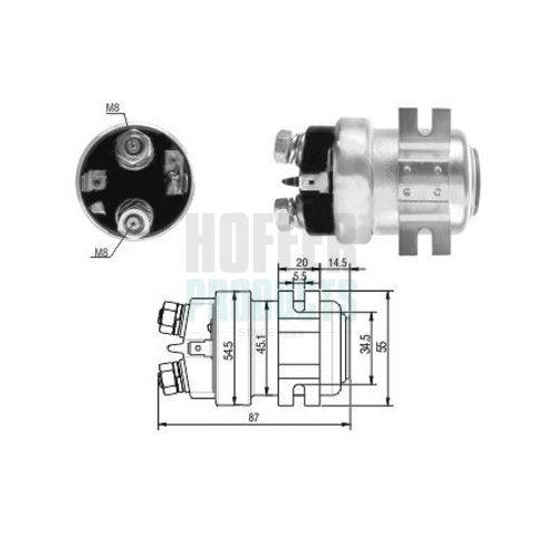 HOFFER Magnetschalter, Starter 46001