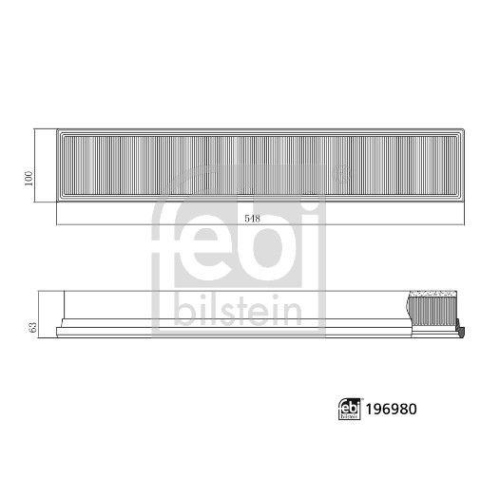 FEBI BILSTEIN Filter, Innenraumluft 196980