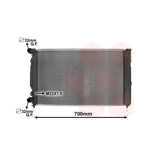 VAN WEZEL K&uuml;hler, Motork&uuml;hlung 03002189