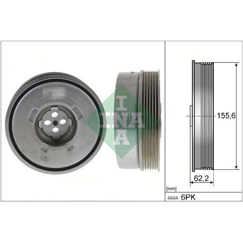 Schaeffler INA Riemenscheibe, Kurbelwelle 544 0501 10