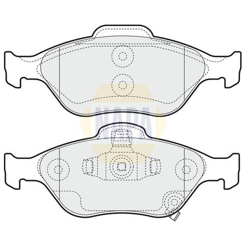 NAPA Bremsbelagsatz, Scheibenbremse NAPA NBP1184
