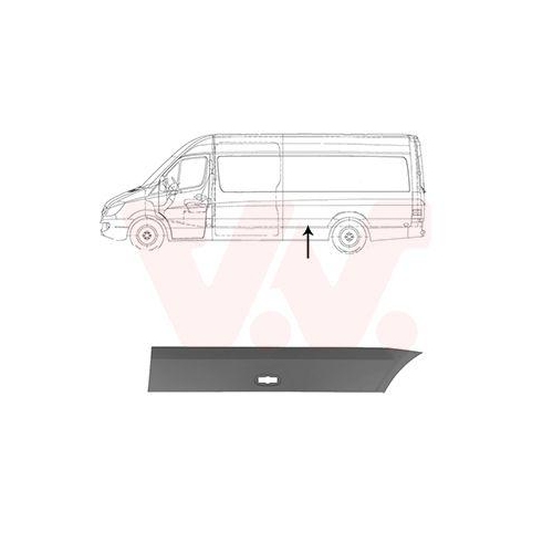VAN WEZEL Zier-/Schutzleiste, Seitenwand 5862427