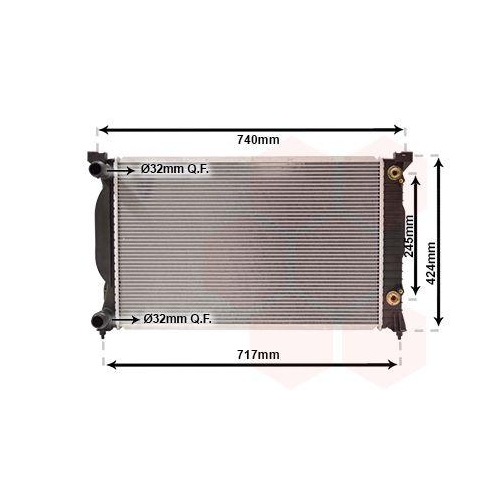 VAN WEZEL K&uuml;hler, Motork&uuml;hlung 03002202