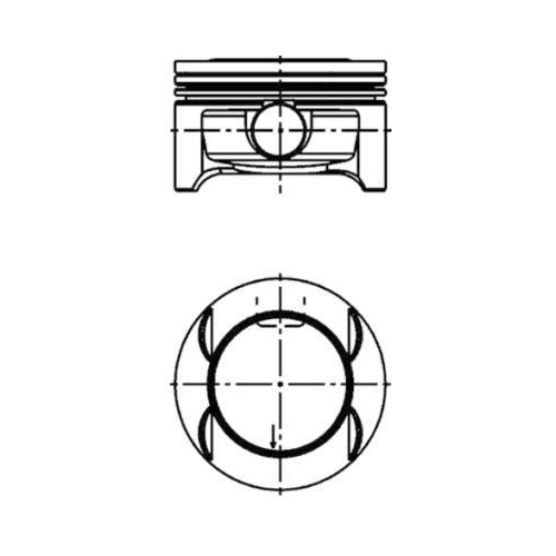 KOLBENSCHMIDT Kolben 40385600